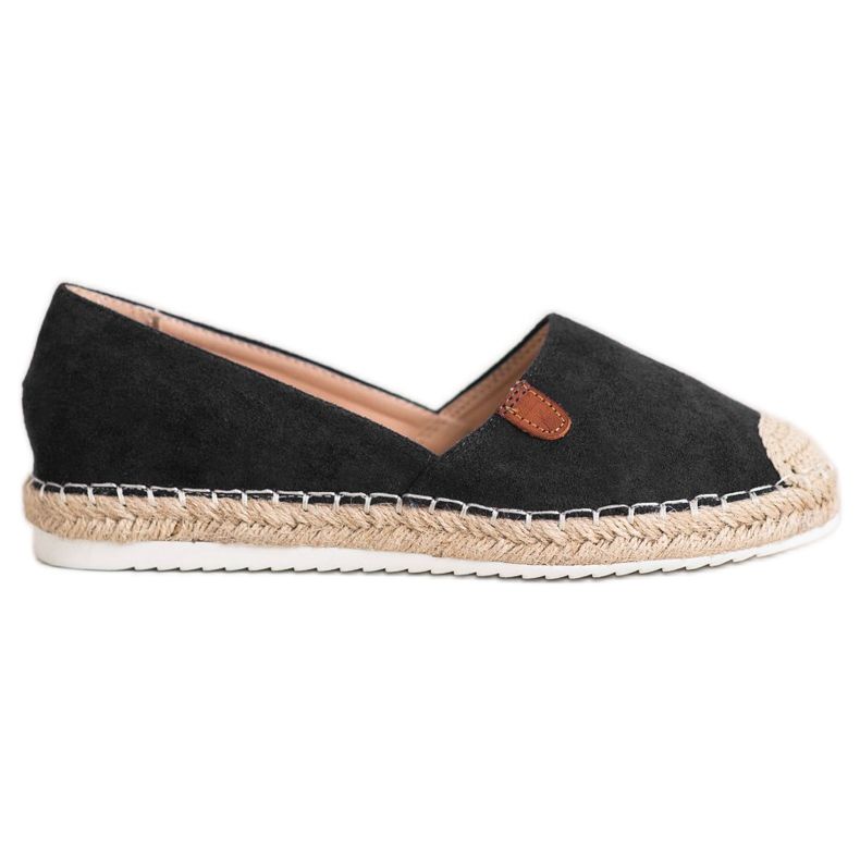 SHELOVET Classic Espadrilles black