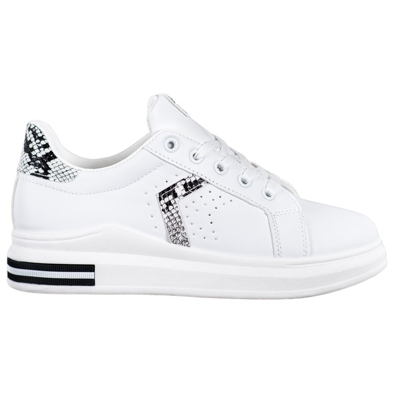 SHELOVET Sport shoes made of eco leather white SHELOVET Sport shoes made of eco leather white