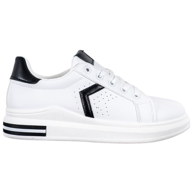 SHELOVET Sport shoes made of eco leather white