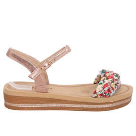 Champagne women's sandals CK151P Champagne pink