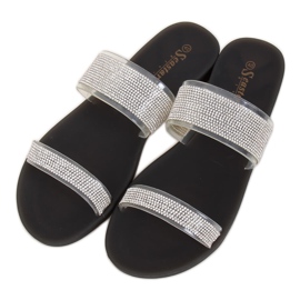 Black silicone flip-flops BG51 Black