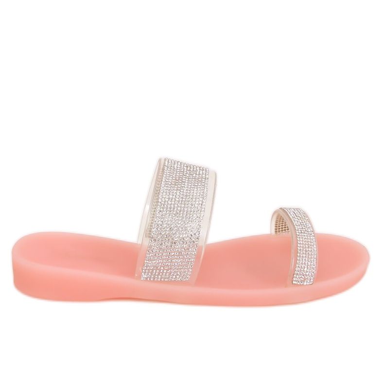 Pink BG51 Pink silicone slippers