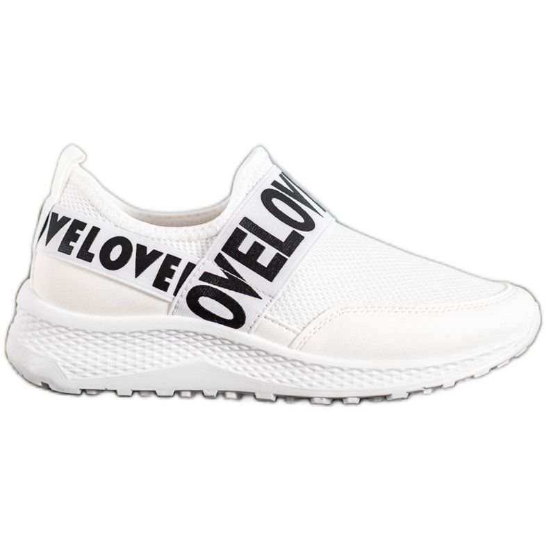 Weide White Slipony Love