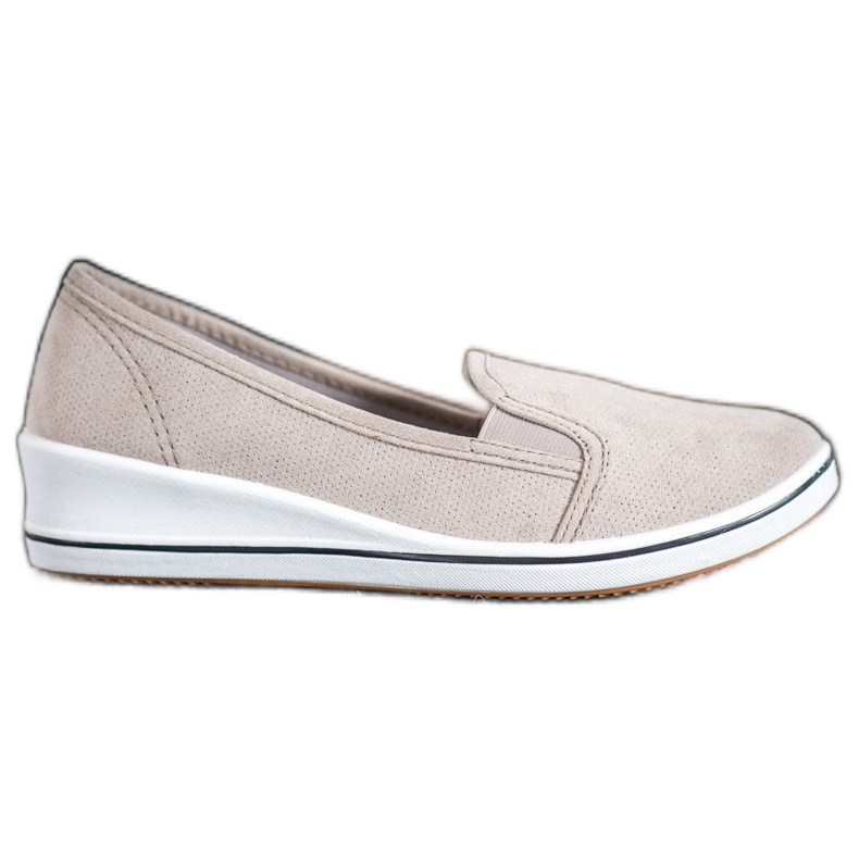 SHELOVET Suede Slipons brown SHELOVET Suede Slipons brown