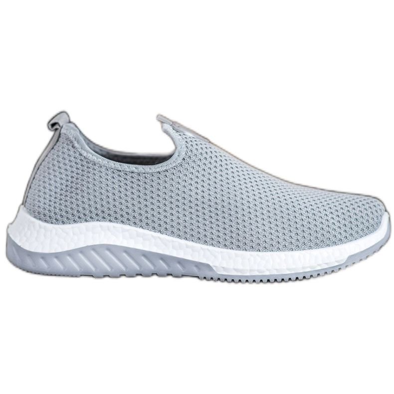 Renda Openwork Slipons On The Platform grey