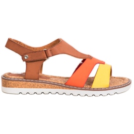 Kylie Comfortable Casual Sandals multicolored