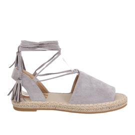 Gray espadrilles for women BB25 Gray grey