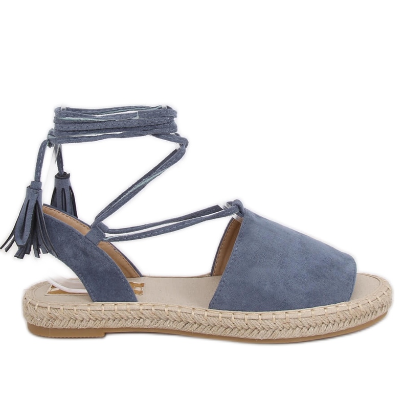 Blue women's espadrilles BB25 Blue