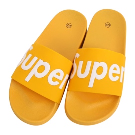 Yellow women's yellow slippers CK110 Yellow