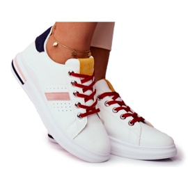 PS1 Women's Sport Shoes White and Navy Blue Mirra multicolored