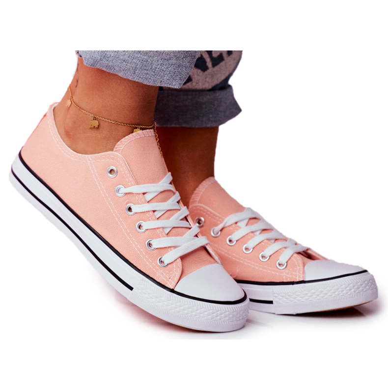 PS1 Women's Classic Omerta salmon sneakers pink PS1 Women's Classic Omerta salmon sneakers pink