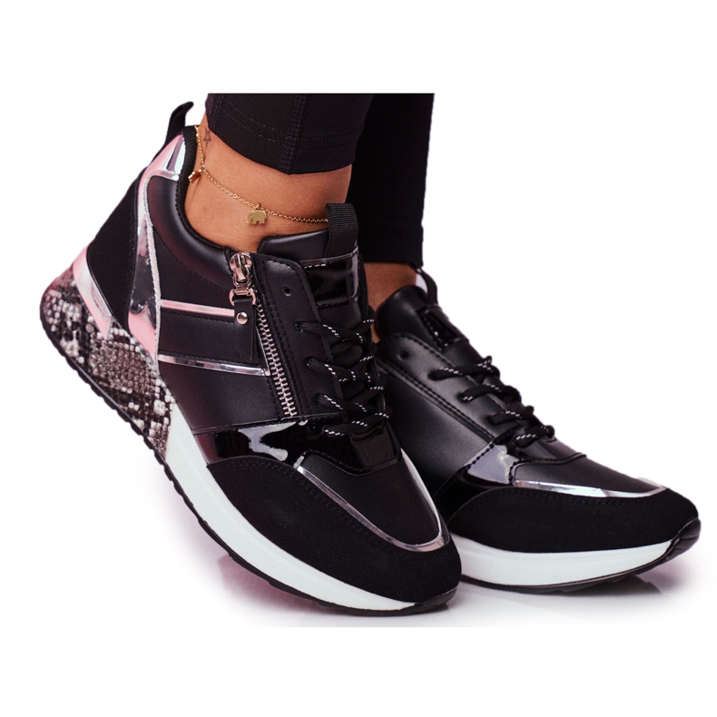 Women's Sport Shoes Black Figure Women's Sport Shoes Black Figure