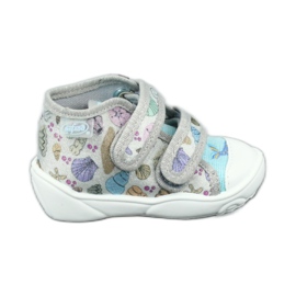 Befado children's shoes 212P065 blue grey