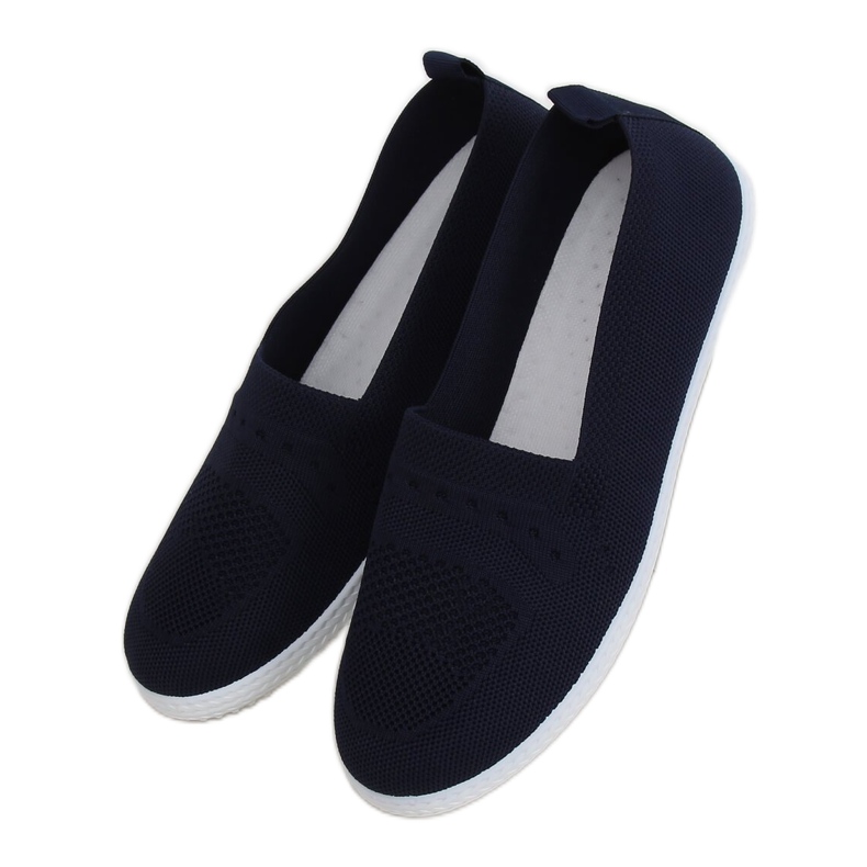 Women's navy blue sneakers ZK097 Blu
