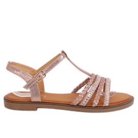 Champagne women's sandals S060123 Champagne pink Champagne women's sandals S060123 Champagne pink