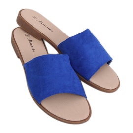 Women's cobalt slippers WL1606 Royal Blue