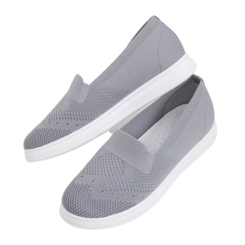 Gray Women's gray sneakers ZK069 Grigio grey