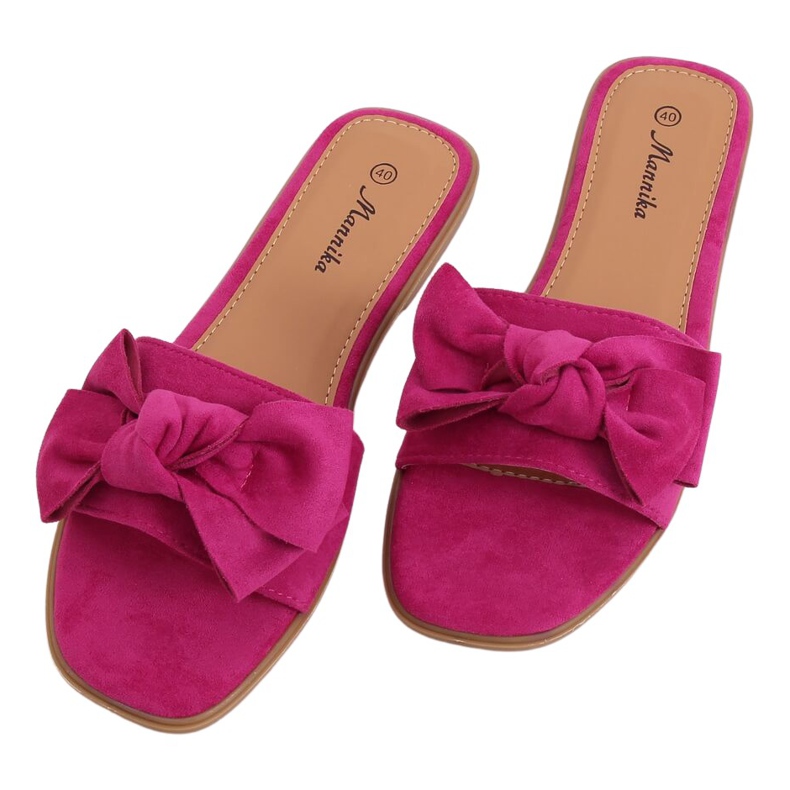 Women's fuchsia slippers WL1607 Fuschia pink