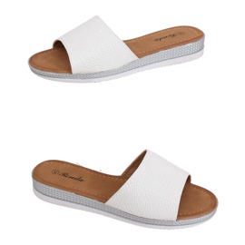 White women's slippers BQ-66 White White women's slippers BQ-66 White