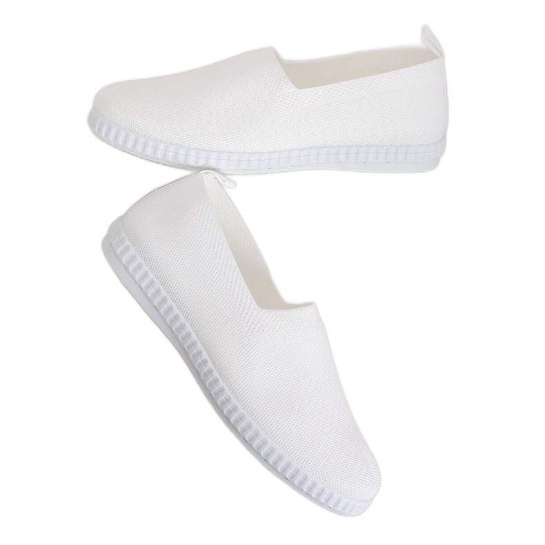 White women's sneakers ZK118 Bianco
