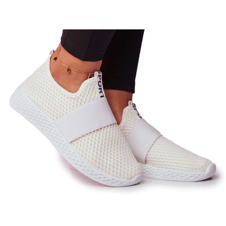 SEA Women's Sport Slip-on Shoes Light White La Fiesta SEA Women's Sport Slip-on Shoes Light White La Fiesta