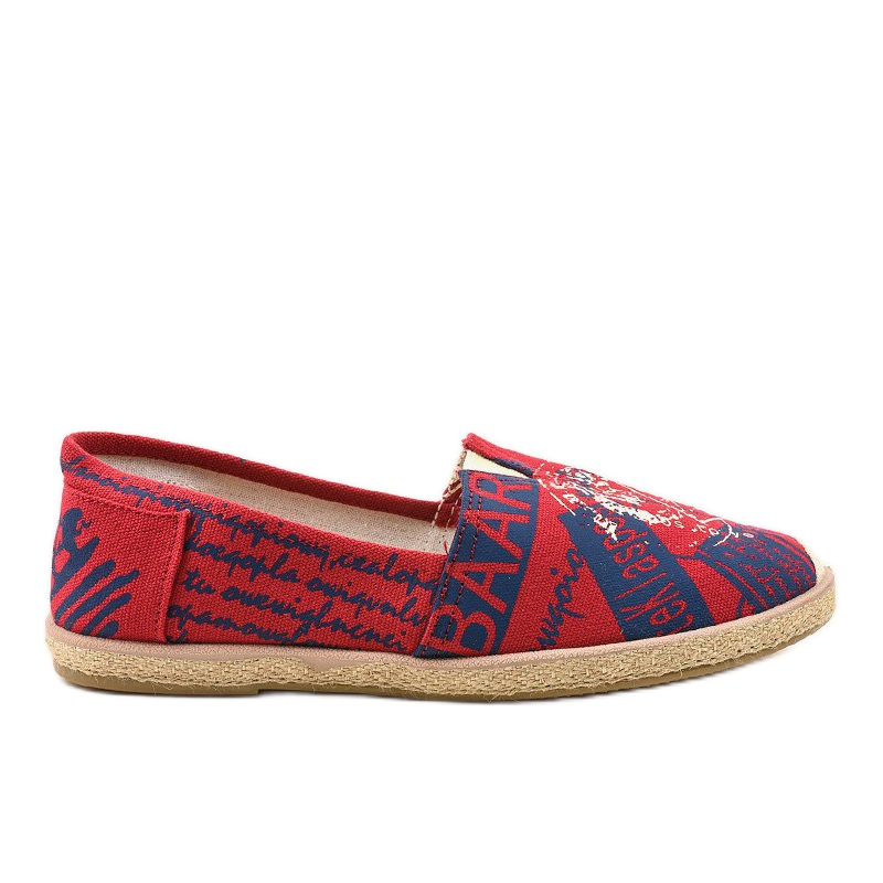 mens red espadrilles