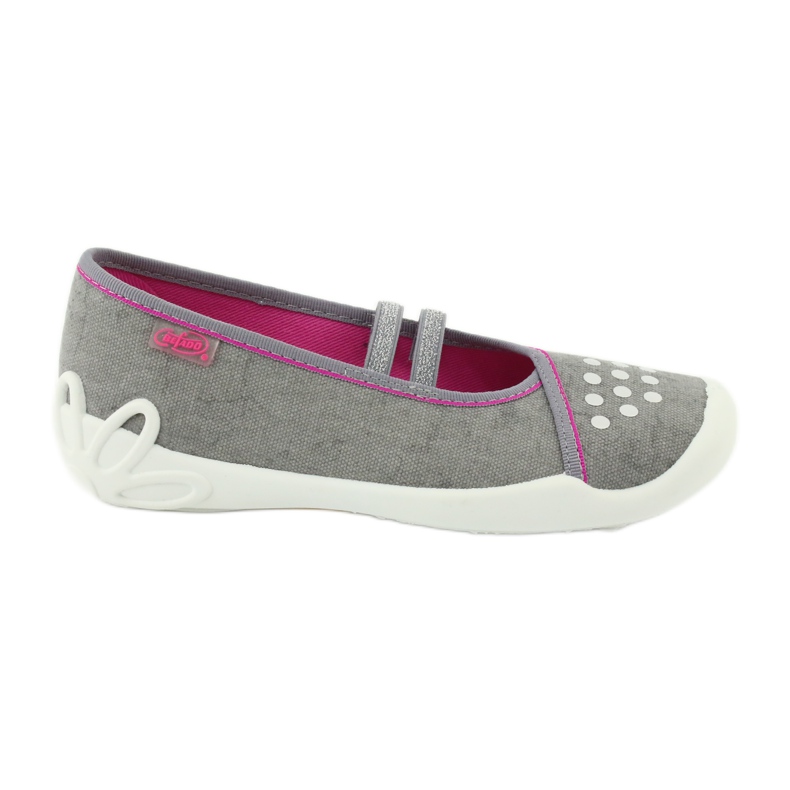 Befado children's shoes 116Y252 pink grey