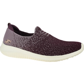 Skechers Ultra Flex W 13123-PLUM Shoes pink grey