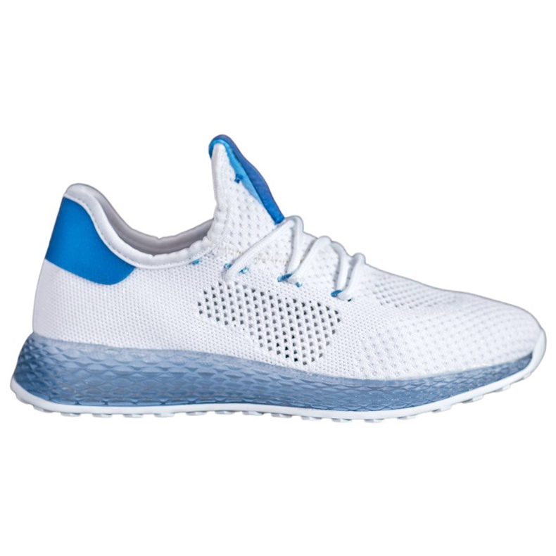 SHELOVET White openwork sneakers