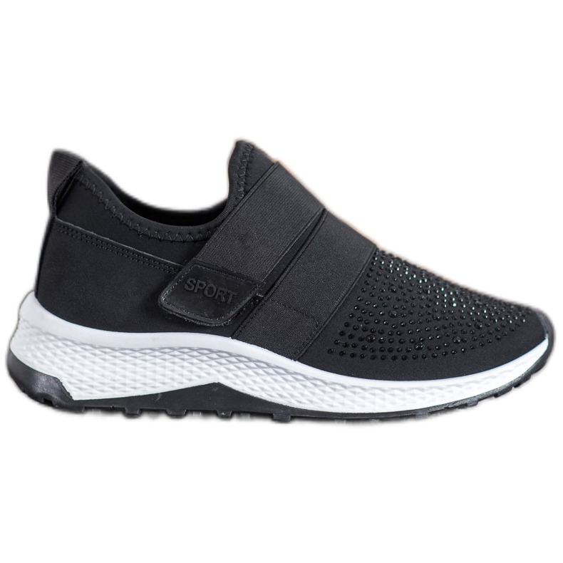 SHELOVET Slip-on Shoes With Velcro black