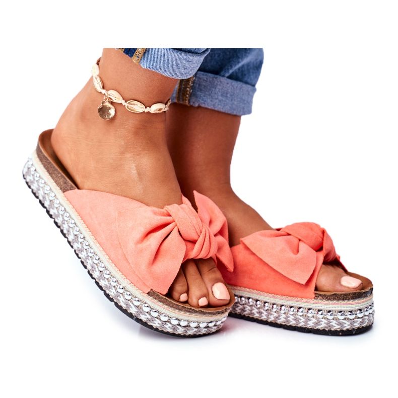 Women's High Slippers Coral Mortigo pink Women's High Slippers Coral Mortigo pink