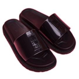 Women's Big Star Slippers on the Black Platform FF274813