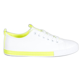 SHELOVET Sneakers With Eco Leather Nice white SHELOVET Sneakers With Eco Leather Nice white
