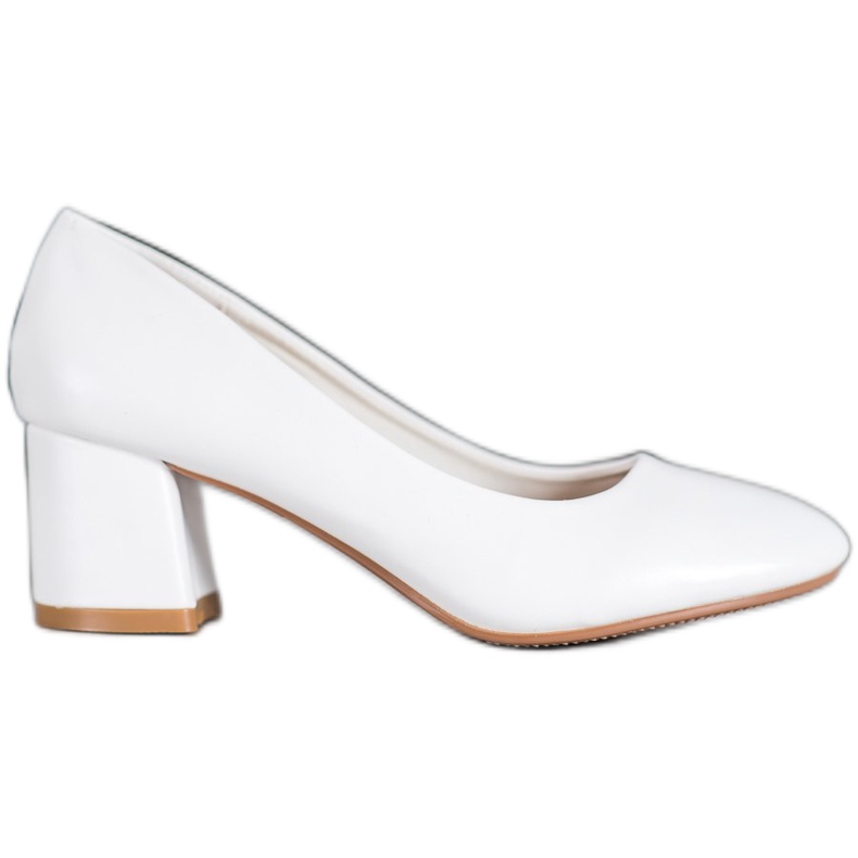 SHELOVET White Pumps With Eco Leather