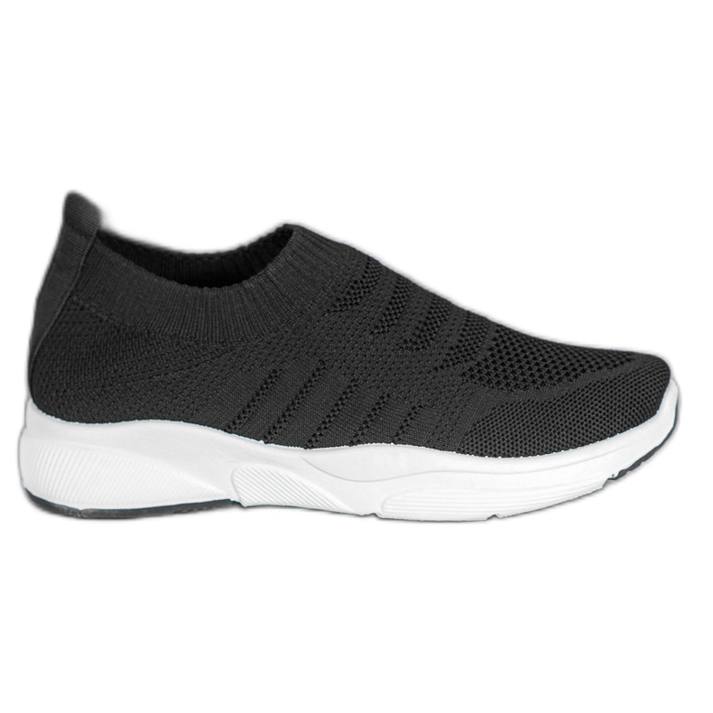 Sweet Shoes Comfortable Slipons On The Platform black