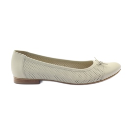 Beige openwork ballerina bow Angello 1854 Beige openwork ballerina bow Angello 1854