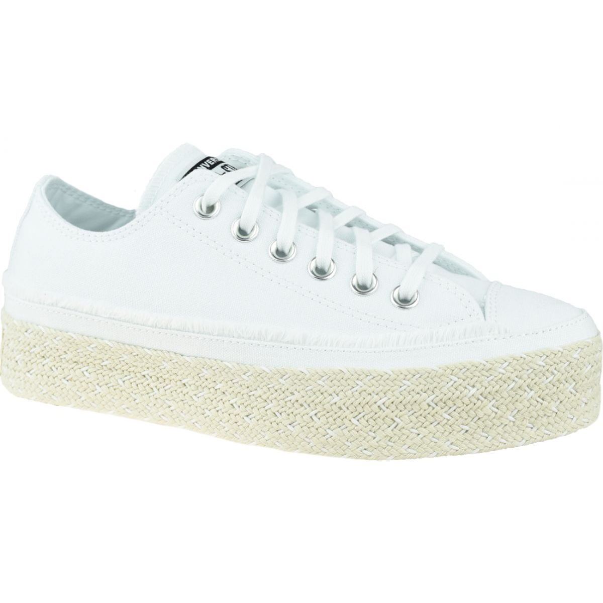 converse espadrille white