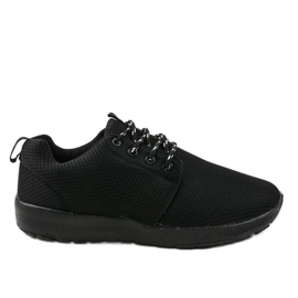 Black men's sports shoes MN15-2 Black men's sports shoes MN15-2