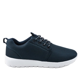 Men's navy blue sports shoes MN15-7 Men's navy blue sports shoes MN15-7