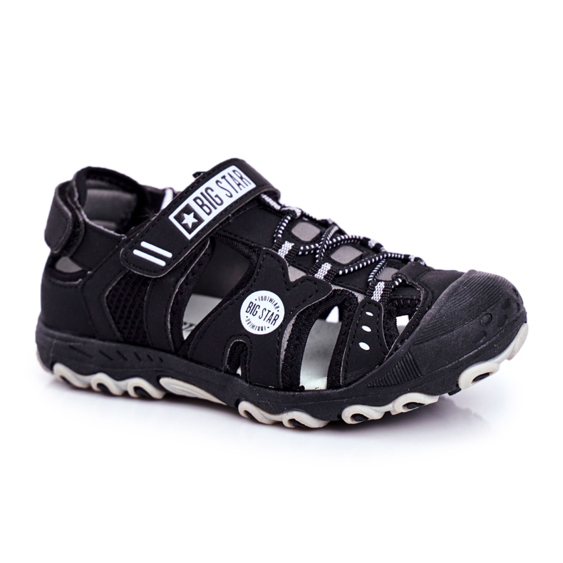 Children's Sandals Big Star With Velcro Black FF374210