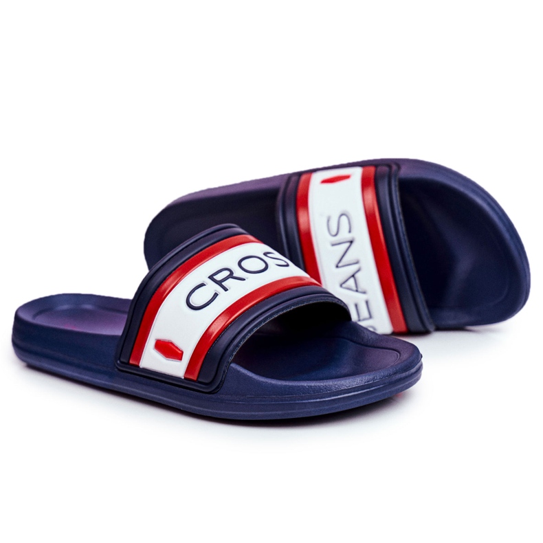 Men's Slippers Cross Jeans Navy Blue FF1R4092