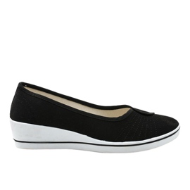 Black sneakers, wedge sneakers K-1-001 Black sneakers, wedge sneakers K-1-001