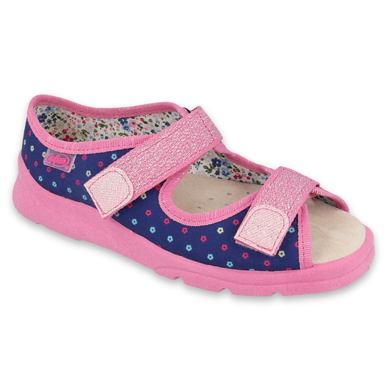 Befado children's shoes 869Y137 navy blue pink