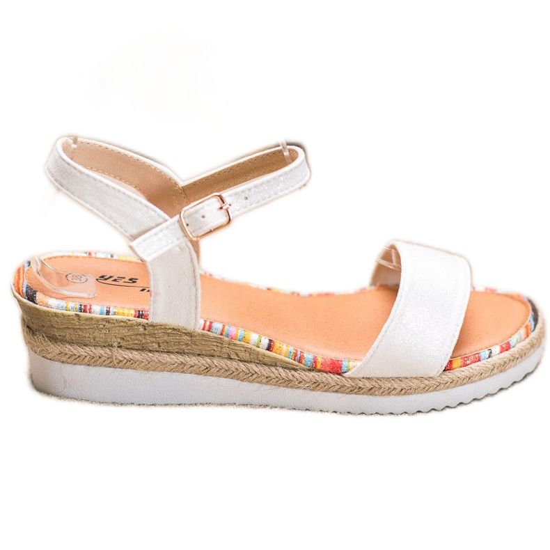 Yes Mile Comfortable Suede Sandals white