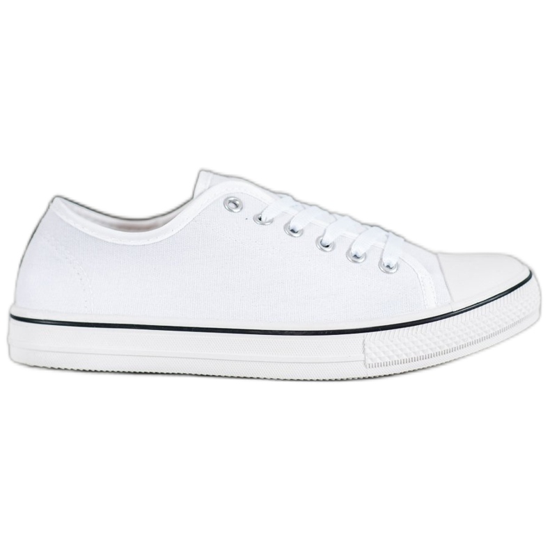SHELOVET Classic tied Sneakers white