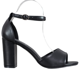 Small Swan Classic Sandals On A Bar black Small Swan Classic Sandals On A Bar black