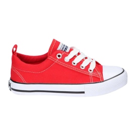 American Club Red American LH23 tied sneakers ['red']