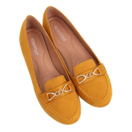 Women's loafers honey 2S2018-157 Yellow