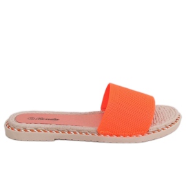 Orange women's slippers 35-185 Orange