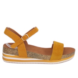 Women's honey sandals RD054 Yellow